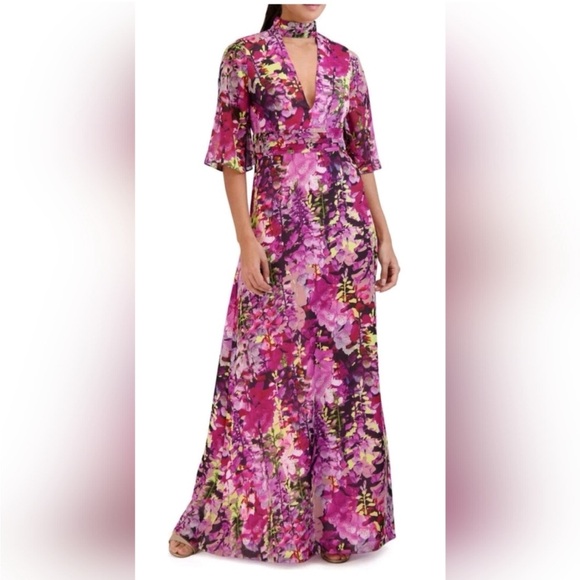 womens midi dress fall Maria Puff Sleeve Midi Dress - Black